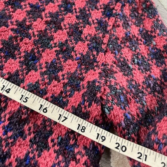 Vintage South Wool  Heavy Hand Knit Front button Sweater Cardigan Woman's Medium - Picture 10 of 11